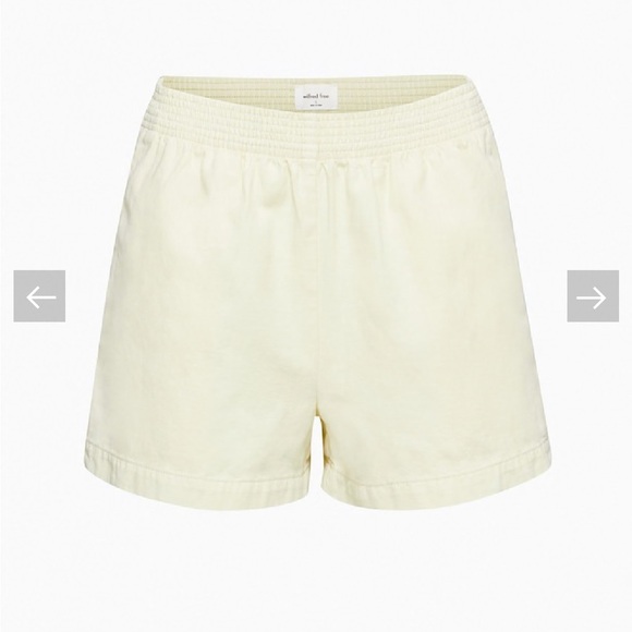 Aritzia Wilfred Free Nova 3" Short GD birch Size M - Picture 1 of 8